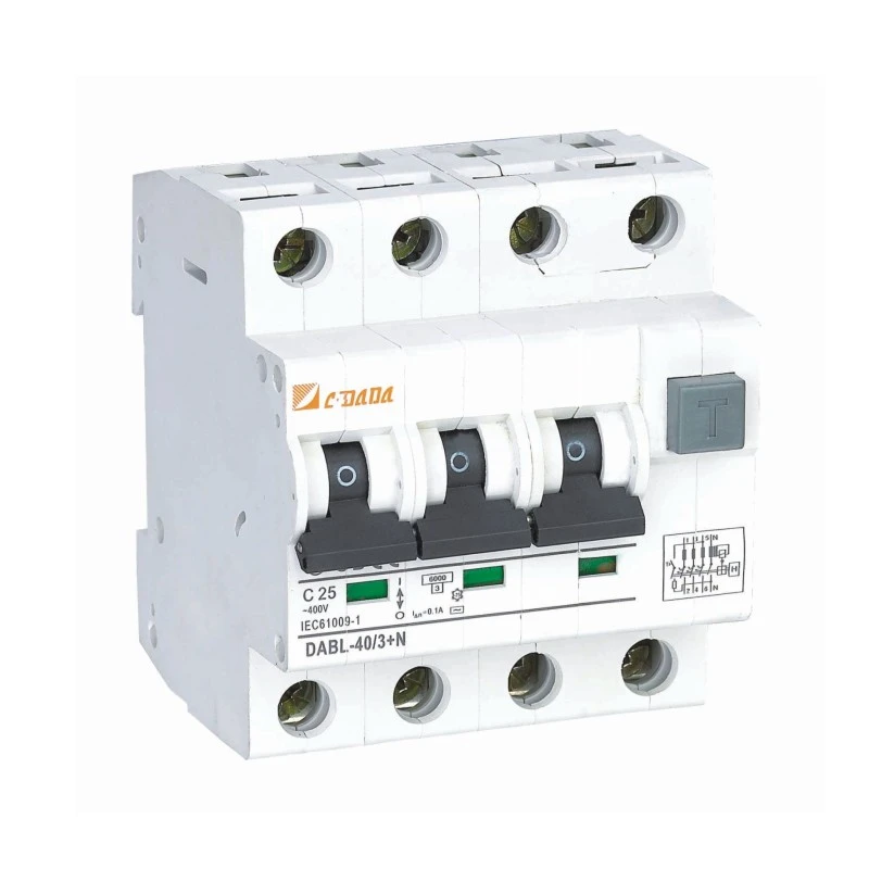 2P 4P الکترونیکي ډول RCBO